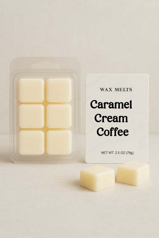 Caramel Cream Coffee Wax Melts | CL Candles & More