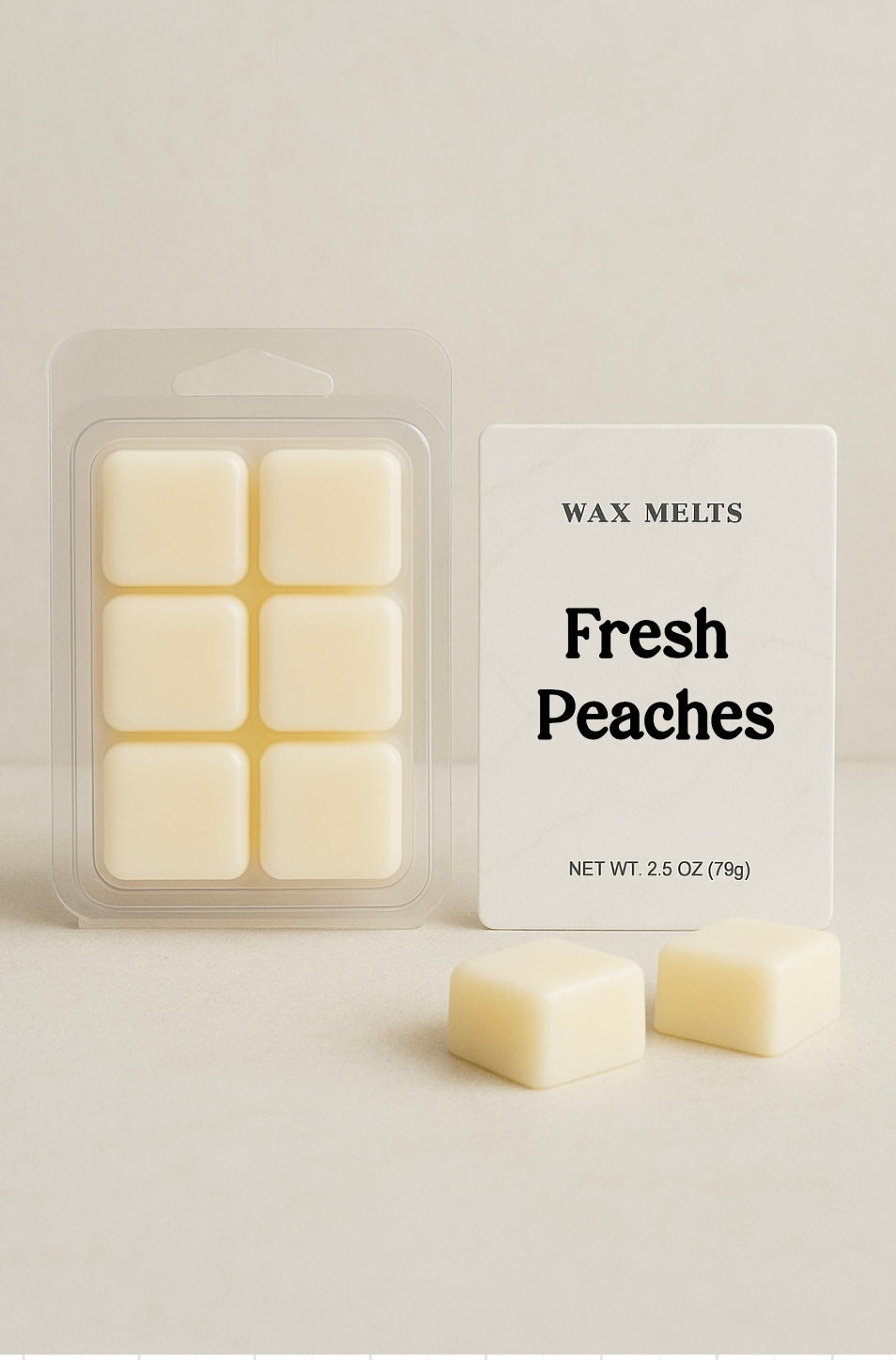 Fresh Peaches Wax Melts | CL Candles & More