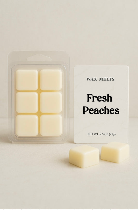 Fresh Peaches Wax Melts | CL Candles & More