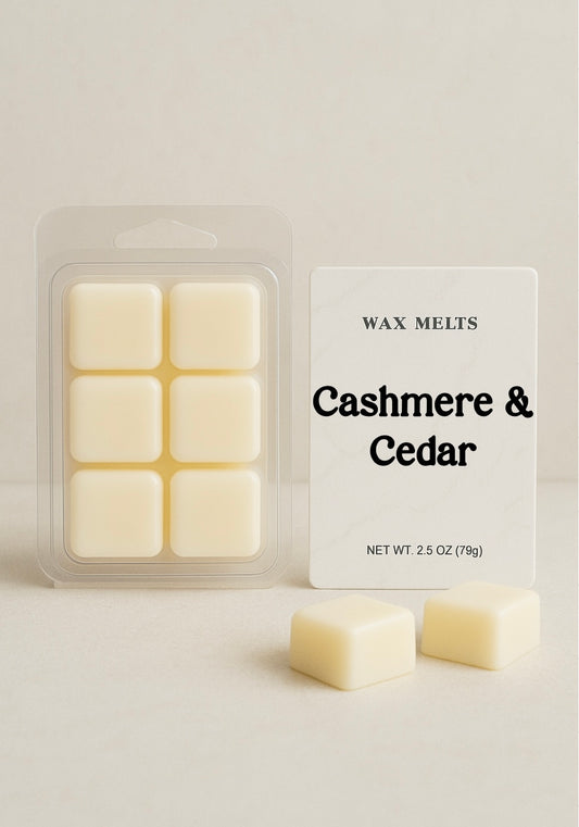 Cashmere & Cedar Wax Melts | CL Candles & More