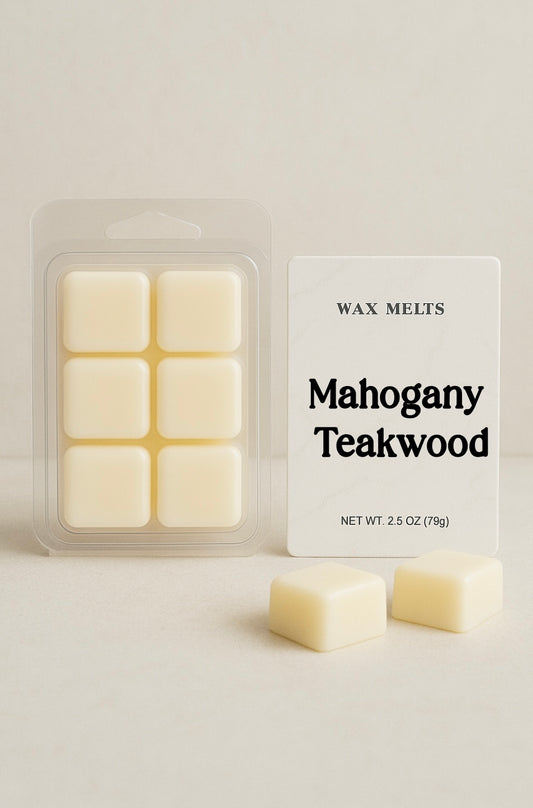 Mahogany Teakwood  Wax Melts | CL Candles & More