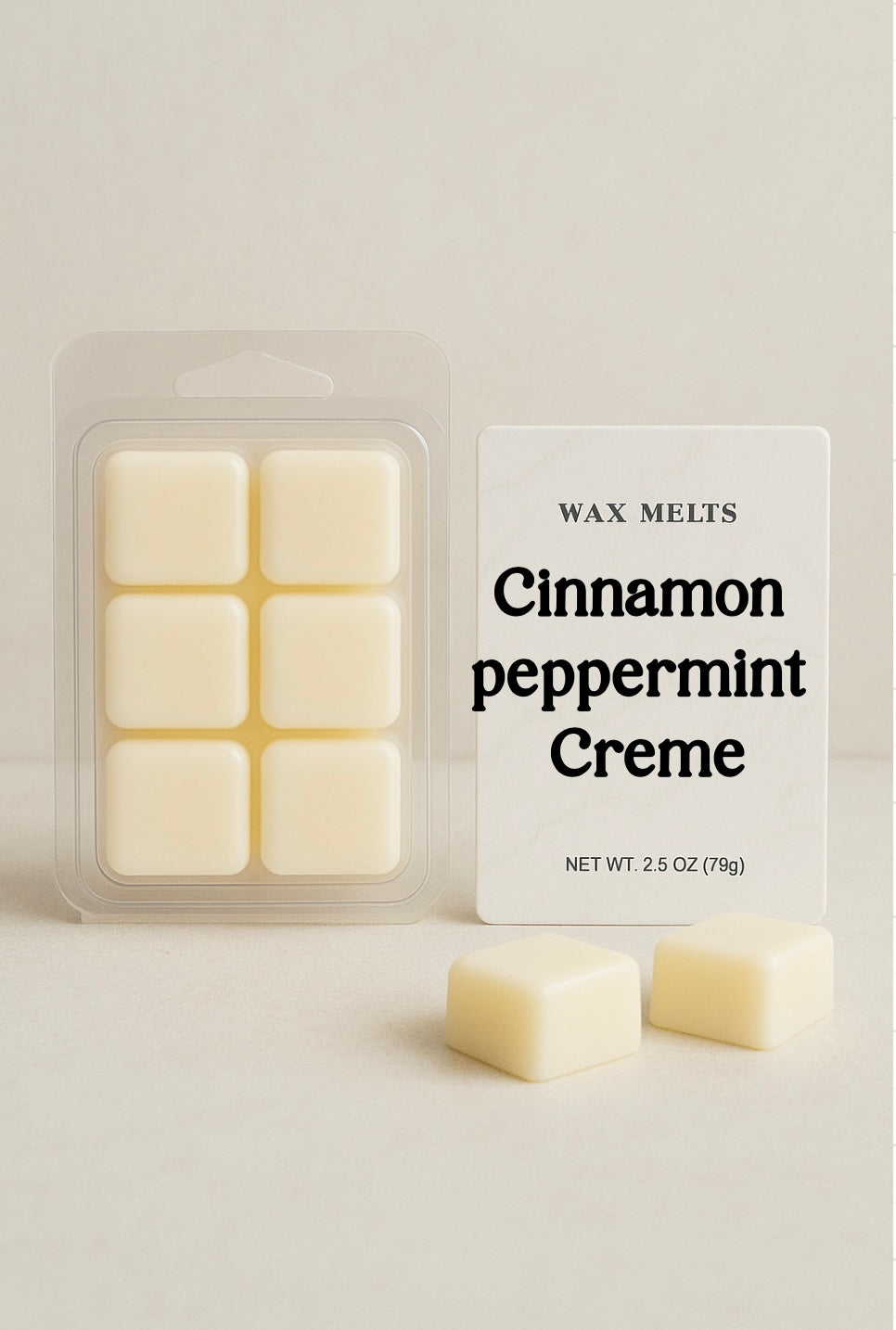 Cinnamon Peppermint Crème Wax Melts | CL Candles & More