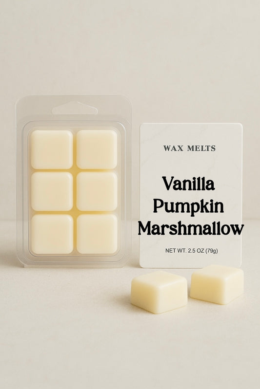 Vanilla pumpkin Marshmallow Wax Melts | CL Candles & More